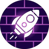 Rocket Creative Icon Design vector