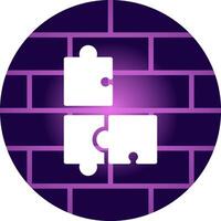 Puzzle Creative Icon Design vector