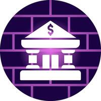 diseño de icono creativo de banco vector