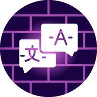 Language Creative Icon Design vector
