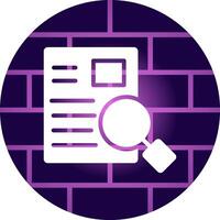 Research Creative Icon Design vector