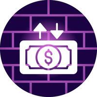 Cash Flow Creative Icon Design vector