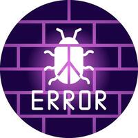 Bug Creative Icon Design vector