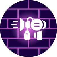 Hair Dryer Creative Icon Design vector