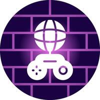 Global Gaming Creative Icon Design vector