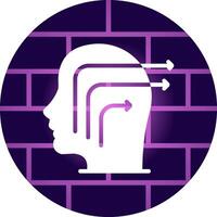 Knowledge Extraction Creative Icon Design vector