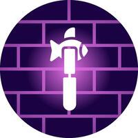Fillet Knife Creative Icon Design vector