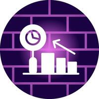 Predictive Analytics Creative Icon Design vector
