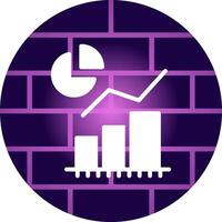 Statistical Analysis Creative Icon Design vector