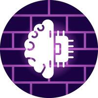 Super Intelligence Creative Icon Design vector