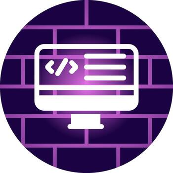 web programación creativo icono diseño vector