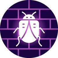 Bug Creative Icon Design vector