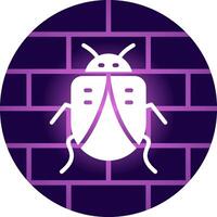 Bug Creative Icon Design vector