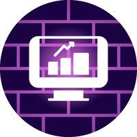Financial Data Creative Icon Design vector