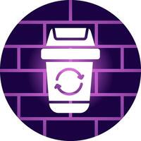 Trash Recycle Creative Icon Design vector