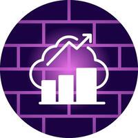 Financial Data Creative Icon Design vector