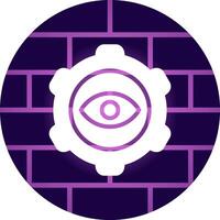 Eye Setting Creative Icon Design vector