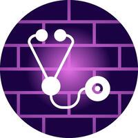 Stethoscope Creative Icon Design vector