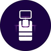 Self Service Terminal Creative Icon Design vector