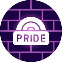 Pride Creative Icon Design vector