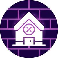 hogar oficina impuesto deducción creativo icono diseño vector