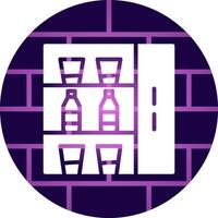 Vending Machine Creative Icon Design vector