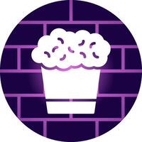 Popcorn Creative Icon Design vector