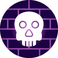 diseño de icono creativo de calavera vector