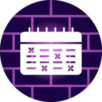 Schedule Creative Icon Design vector