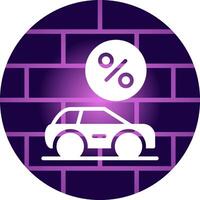 Vehicle Leasing Creative Icon Design vector