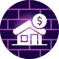 Home Sale Creative Icon Design vector