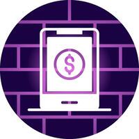 Finance Application Creative Icon Design vector