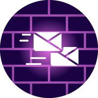 Mass Mailing Creative Icon Design vector