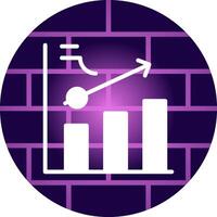 Clustered Bar Creative Icon Design vector