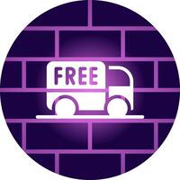 Free Delivery Creative Icon Design vector