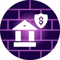 Banking Security Creative Icon Design vector