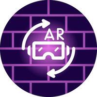 Vr Glasses Creative Icon Design vector