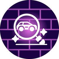 Car Finder Creative Icon Design vector