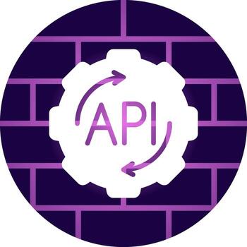 API Creative Icon Design vector