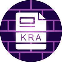 KRA Creative Icon Design vector