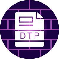 DTP Creative Icon Design vector