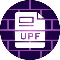 UPF Creative Icon Design vector