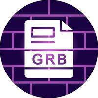 GRB Creative Icon Design vector