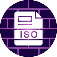 ISO Creative Icon Design vector