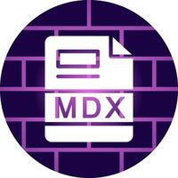 MDX Creative Icon Design vector