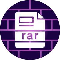 rar Creative Icon Design vector