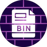 BIN Creative Icon Design vector