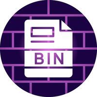 BIN Creative Icon Design vector