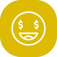 Greedy Creative Icon Design vector