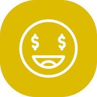 Greedy Creative Icon Design vector